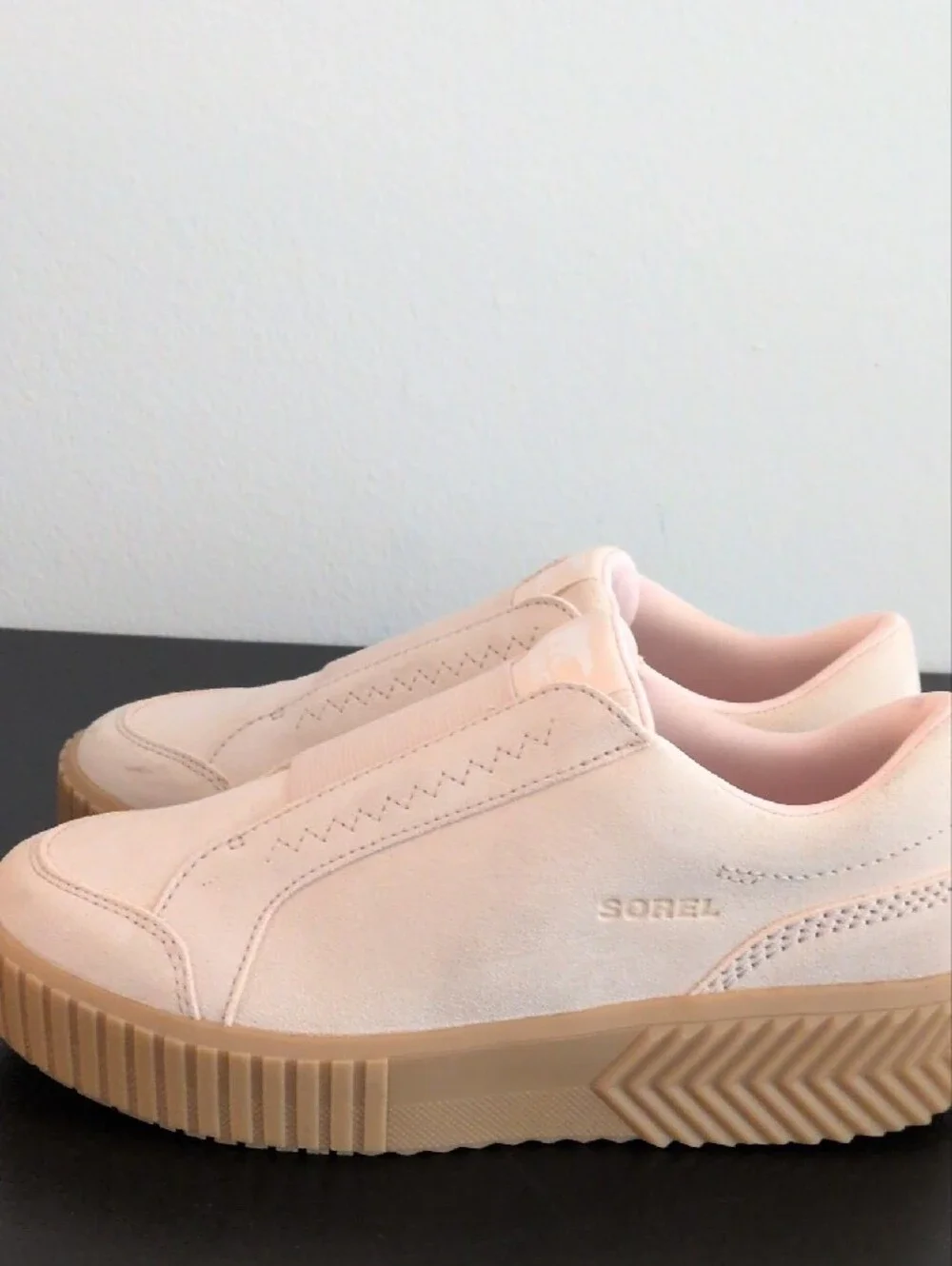 Sorel Women's Slip-On Platform Sneakers - Cream Size 8.5